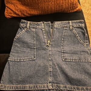 Denim Mini Skirt